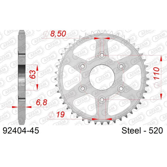 AFAM 92404 Rear Sprocket