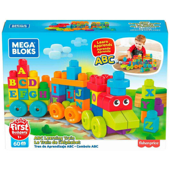 Конструктор для детей MEGA BLOKS ABC Learning Train