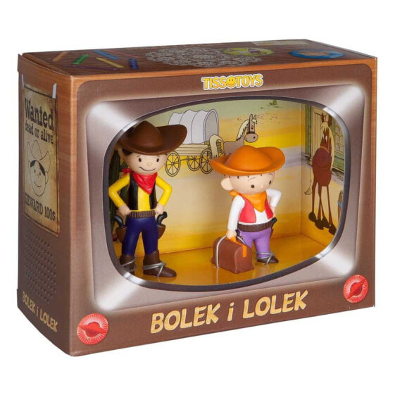 TISSOTOYS Bolek And Lolek The Wild West Tv Display Figure