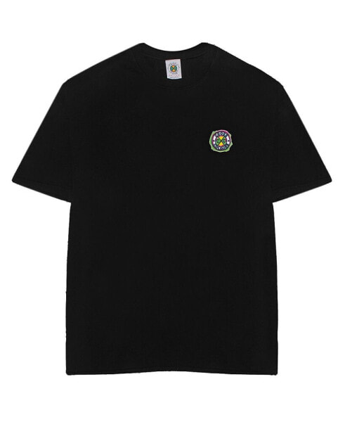 Men's Airbrushed Classic Circle Logo T-Shirt