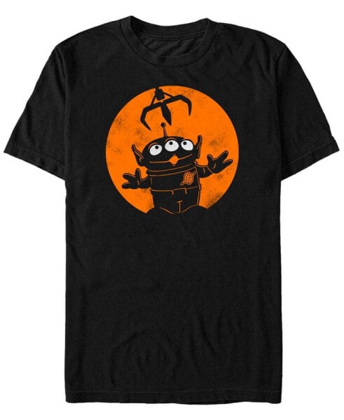 Disney Pixar Men's Toy Story Alien Claw Machine Halloween Short Sleeve T-Shirt