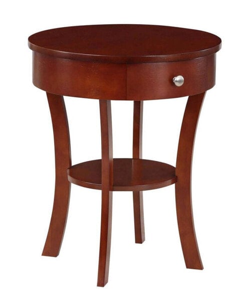 20" Rubber wood Classic Accents End Table