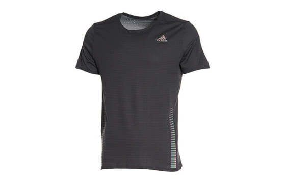 adidas 25/7 TEE CHILL 跑步运动短袖T恤 男款 黑色 / Футболка Adidas 257 TEE CHILL T