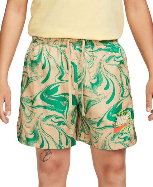 Men's Sportswear Lined Logo Swirl Shorts