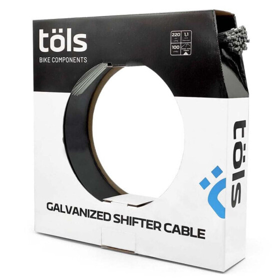 TOLS Galvanized 1.1 mm Shift Cable 2.2 Meters 100 Units
