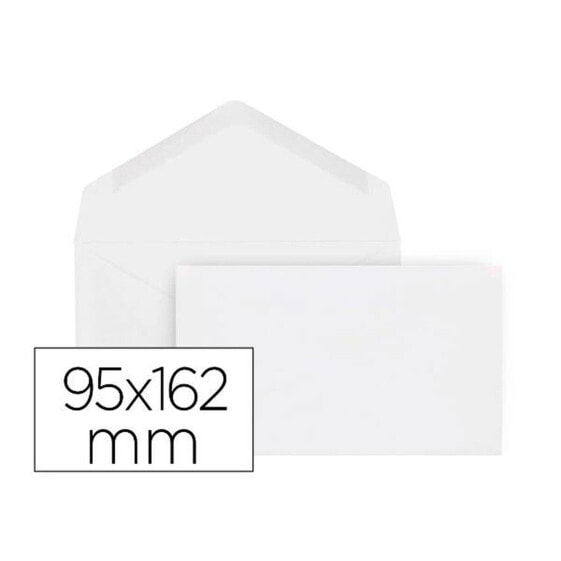 Envelopes Liderpapel SO01 White Paper 95 x 162 mm (25 Units)