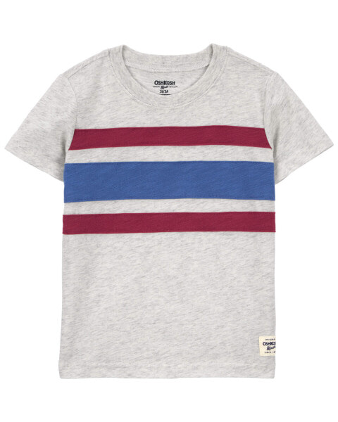 Baby Striped Pieced Tee 12M