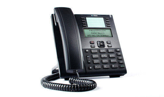 Mitel 80C00001AAA-A - IP Phone - Black - Wired handset - User - 9 lines - LCD