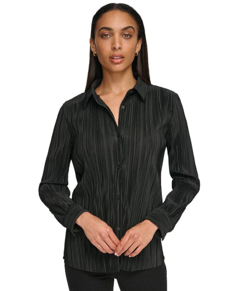 Блузка с длинными рукавами Calvin Klein Plisse