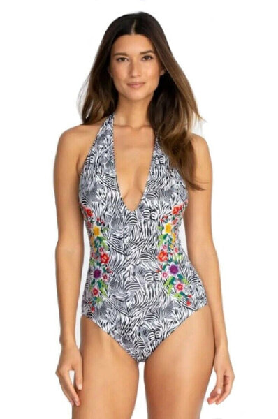 Johnny Was Spring Halter Embroidered One-Piece - CSW7122-M Retail $218.00