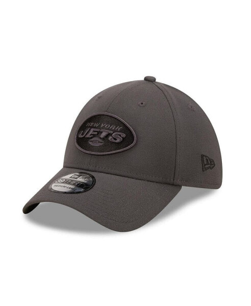 Головной убор New Era мужской, модель Графит New York Jets Classic 39Thirty Flex Hat