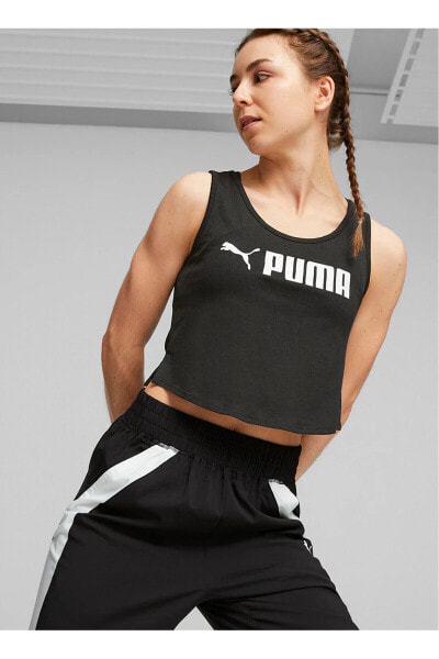 Футболка женская PUMA Siyah Yuvarlak Yaka T-Shirt 52384201PUMA FIT SKIMMER TANK