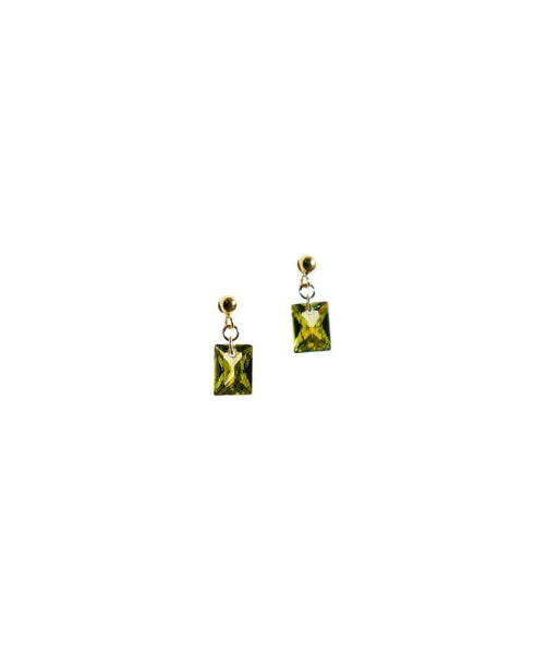 Denise — Green zircon earrings
