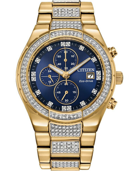 Часы Citizen Eco Drive Crystal Gold Tone