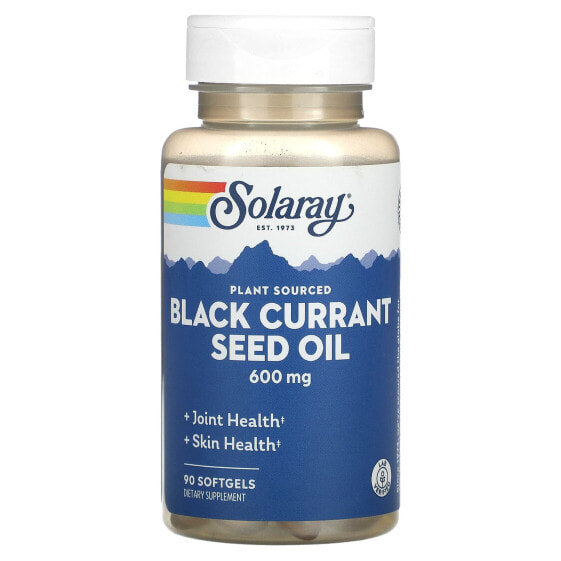 Black Currant Seed Oil, 600 mg, 90 Softgels