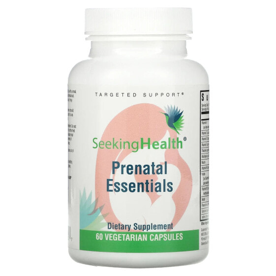 Капсулы вегетарианские для беременных Seeking Health Prenatal Essentials, 60 шт.
