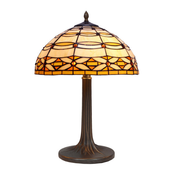 Desk lamp Viro Marfil Ivory Zinc 60 W 40 x 62 x 40 cm