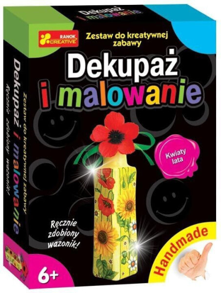 Ranok Handmade - Dekupaż i malowanie. Kwiaty lata - 205074