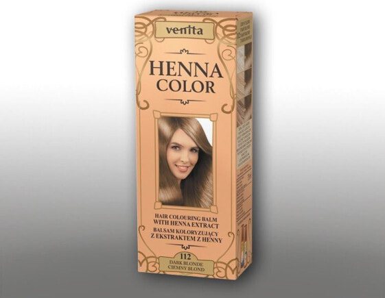Venita Ziołowe Balsamy Henna Color 112 ciemny blond 75ml