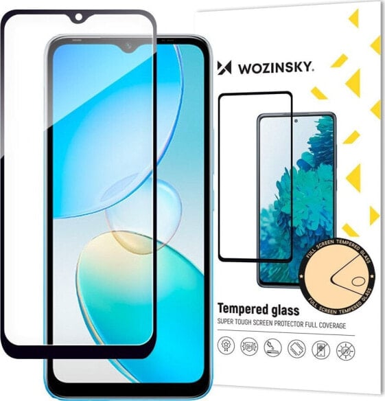 Wozinsky Wozinsky Full Glue szkło hartowane Infinix Hot 12i na cały ekran z ramką czarny (case friendly)