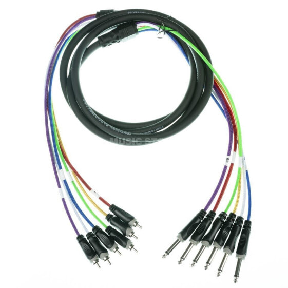 Fame Audio Multicore cable 6-way 3m