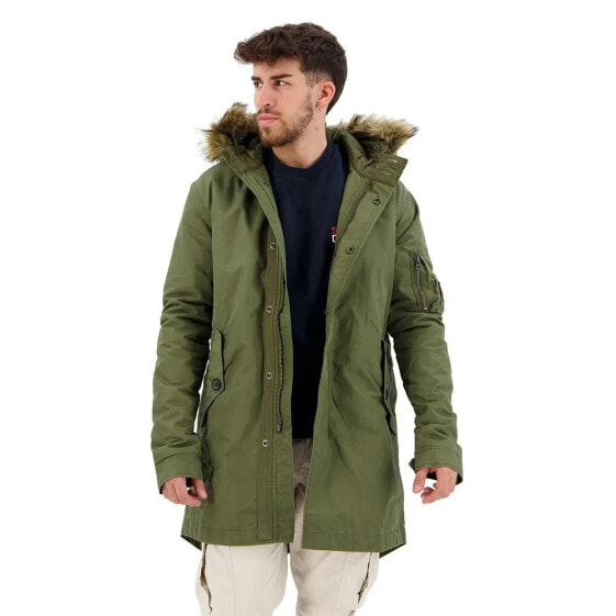 SUPERDRY Service Fur Trim jacket