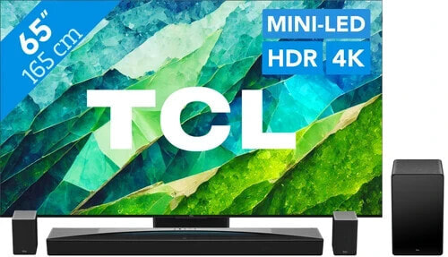 TCL QD Mini-LED 65C81B (2024) + Soundbar