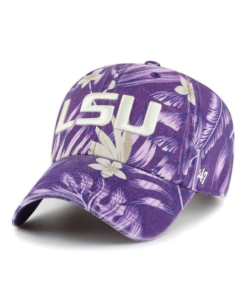 Men's Purple LSU Tigers Tropicalia Clean Up Adjustable Hat