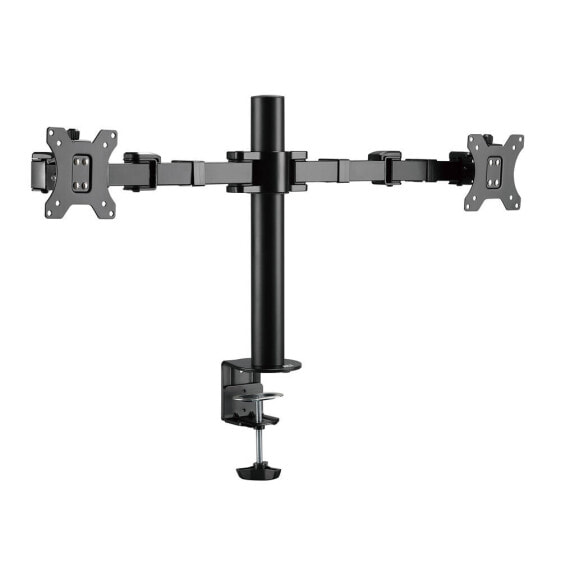 ACT Dual monitor arm office solid pro - Clamp/Bolt-through - 12 kg - 25.4 cm (10") - 81.3 cm (32") - 100 x 100 mm - Black