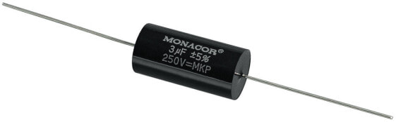 MONACOR MKPA-30 - Black - Film - Cylindrical - 3000 nF - 250 V - 31 mm