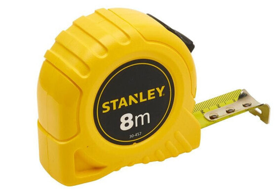 Рулетка измерительная STANLEY Стэнли пластиковый корпус длина 8 м