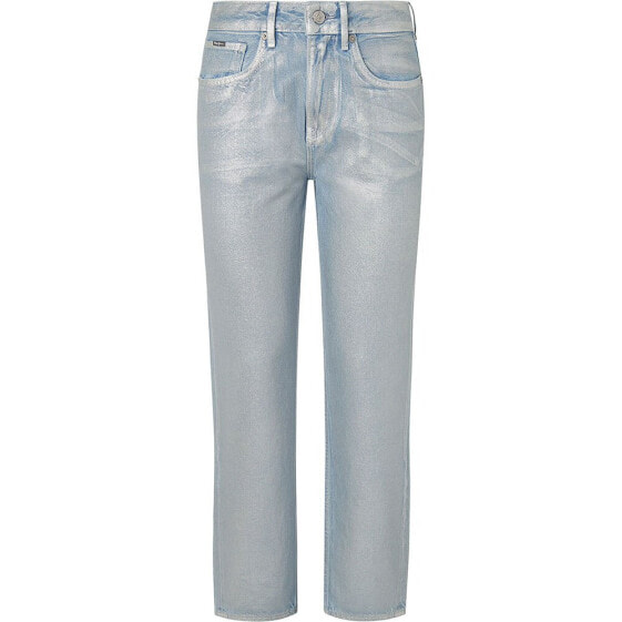 PEPE JEANS Straight Shine Fit high waist jeans