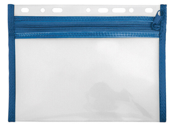 Veloflex Velobag - A5 - A4 - Polypropylene (PP) - Blue,White - Landscape - 1 pockets - Zipper