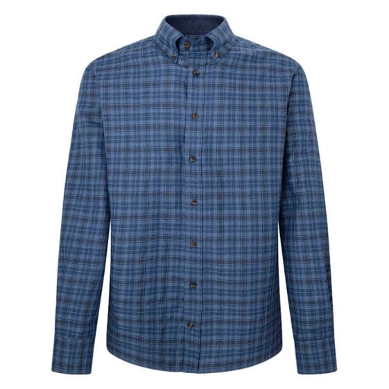 HACKETT Double Face Check long sleeve shirt