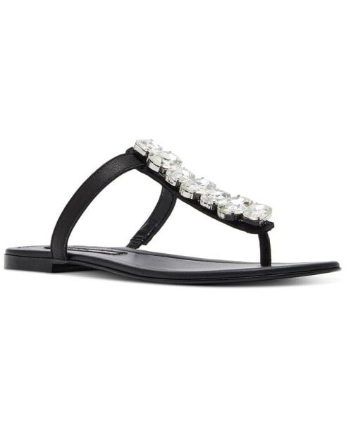 Women's Gemma Embellished T-Strap Slingback Sandals