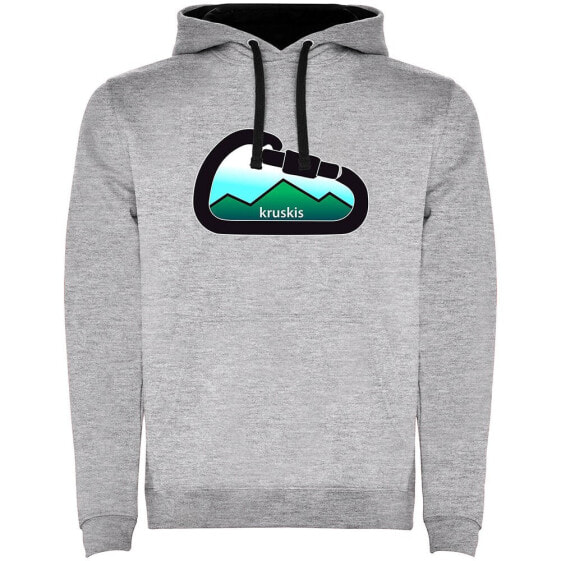 KRUSKIS Mountain Carabiner Two-Colour hoodie