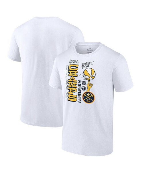 Men's White Denver Nuggets 2023 NBA Finals Champions Hometown Originals Review T-shirt