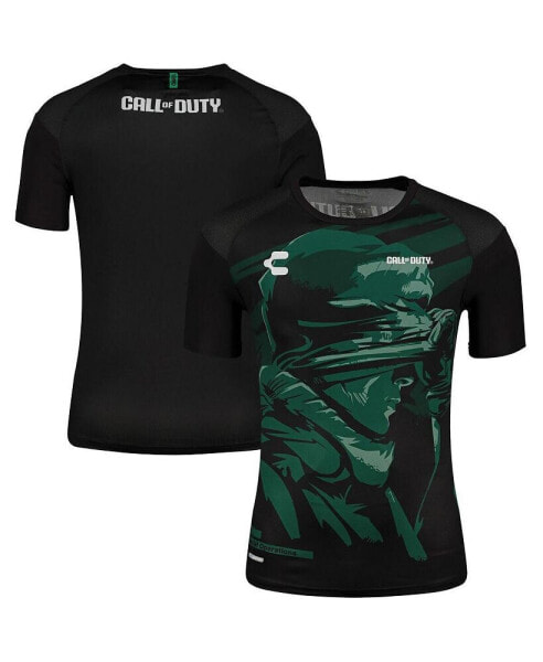 Men's Black, Green Call of Duty DRY FACTOR Training T-shirt