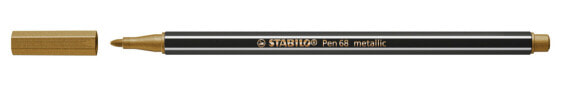 STABILO Pen 68 metallic - Medium - 1 colours - Copper - Bullet tip - 1.4 mm - Black - Copper