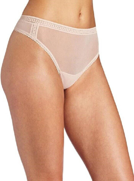 OnGossamer Women's Mesh Hi Cut Panty Thong - 022958