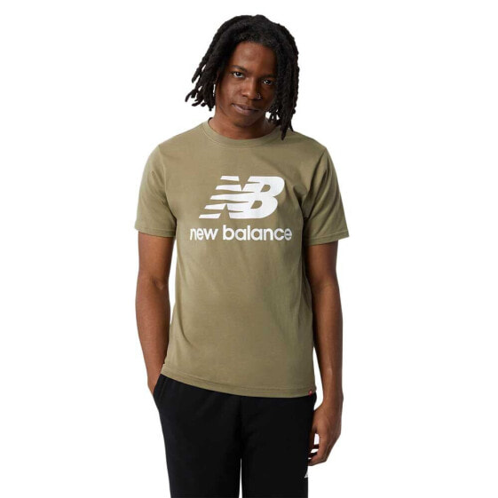 NEW BALANCE Essentials Stacked Logo short sleeve T-shirt
