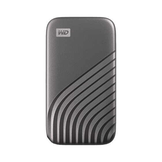 Внешний накопитель Western Digital My Passport 1000 GB USB Type-C 3.2 Gen 2 (3.1 Gen 2) 1050 MB/s с защитой паролем, серый