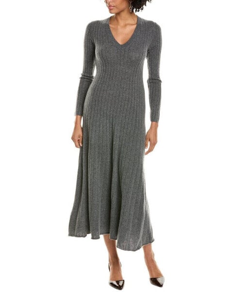 Minnie Rose Cashmere Maxi Dress Women's Grey S