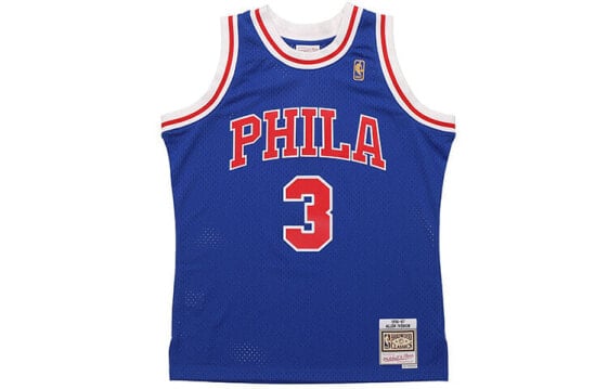 Mitchell & Ness NBA SW 96-97 76 3 SMJYGS18197-P76ROYA96AIV Basketball Jersey