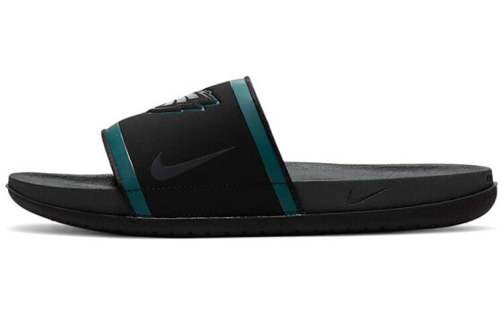 Nike Offcourt "NFL Philadelphia Eagles" Мужские черно-зеленые шлепанцы Nike DD0523-001