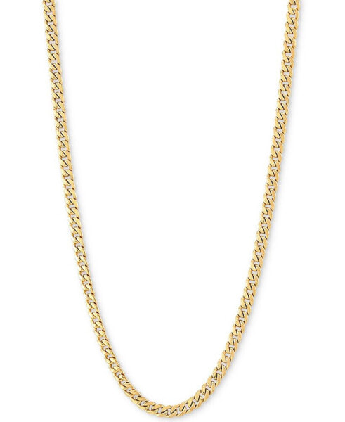 Miami Cuban Link 18" Chain Necklace (3mm) in 14k Gold