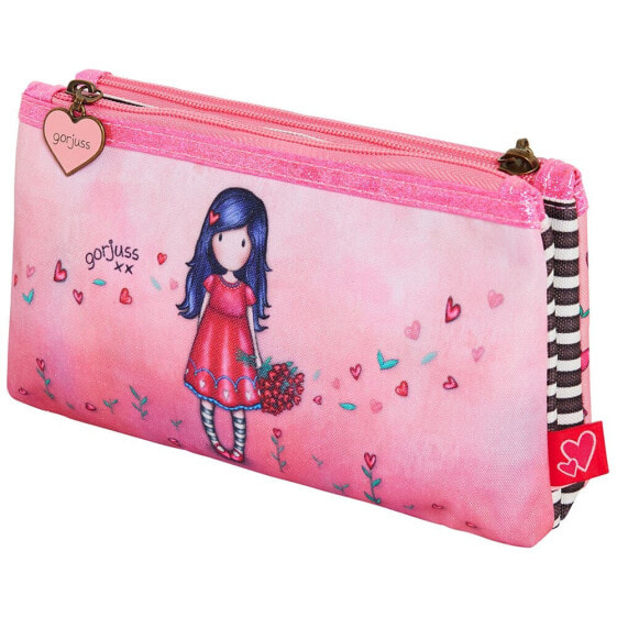 SANTORO LONDON Gorjuss Sparkle & Bloom Double Pencil Case