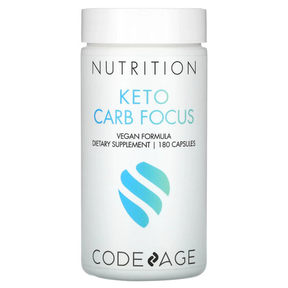 Витамины и БАДы CodeAge Keto Carb Focus, 180 капсул