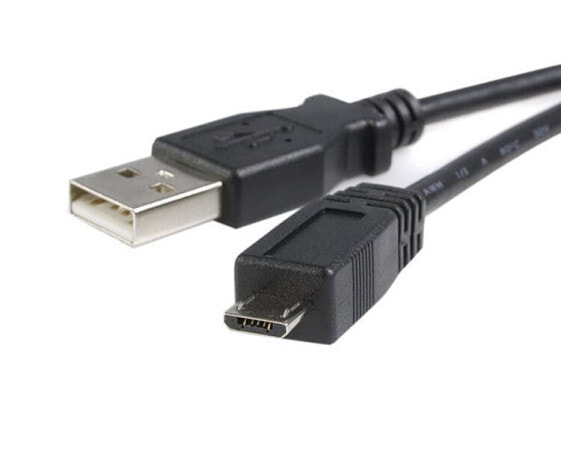 3m Micro USB Cable M/M - USB A to Micro B - 3 m - USB A - Micro-USB B - USB 2.0 - Male/Male - Black