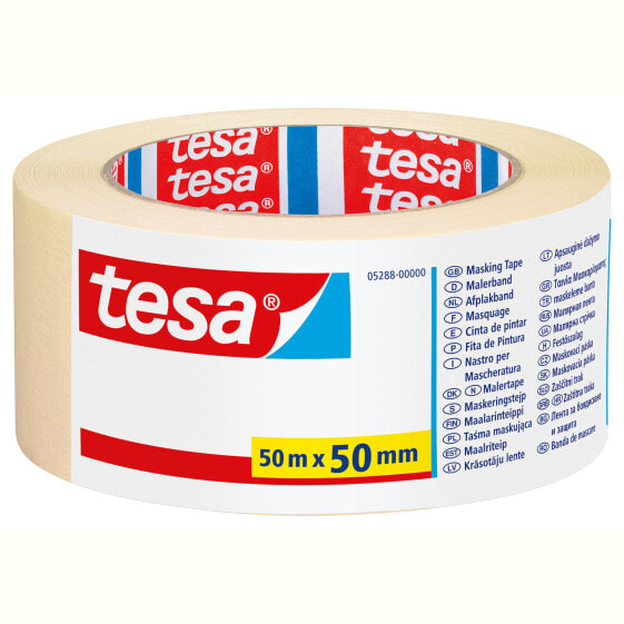 Tesa 05288 - Painters masking tape - Paper - Beige - 4 day(s) - 50 m - 50 mm